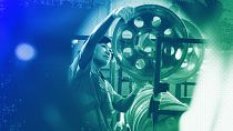 A worker labours in a factory of automotive aluminium wheel hubs in Binzhou city in east China's Shandong province, May 2024