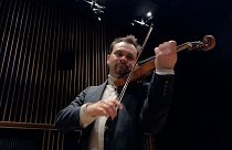 Professor Janusz Wawrowski plays the Stradivarius, Fryderyk Chopin University of Music in Warsaw