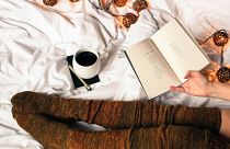 Hurkle-durkling is the practice of lounging in bed until late, hunkered down amongst warm covers.