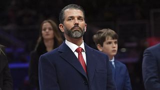 Donald Trump Jr. at the indoor presidential parade at Capital One Arena, 20 January 2025, Washington