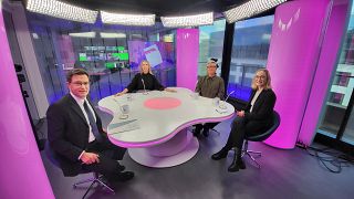 Méabh Mc Mahon with Tomi Huhtanen, Bruno Waterfield and Sophie Pornschlegel