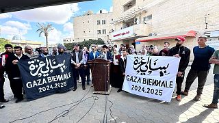 As well as calling for support from galleries overseas, the Gaza Biennale has also launched a crowdfunding campaign.