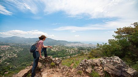 VIew from the top in Nice 