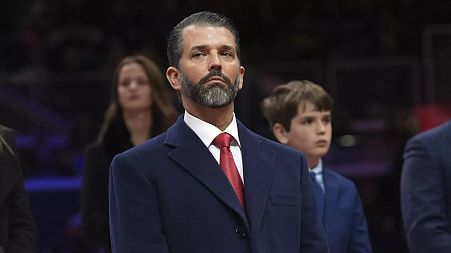 Donald Trump Jr. at the indoor presidential parade at Capital One Arena, 20 January 2025, Washington