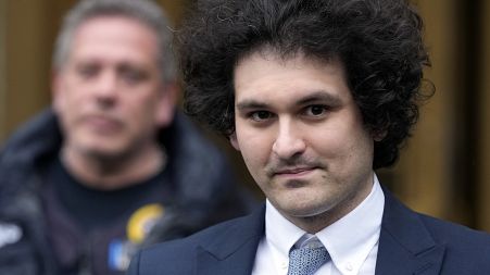 Sam Bankman-Fried leaves Manhattan federal court in New York on Feb. 16, 2023