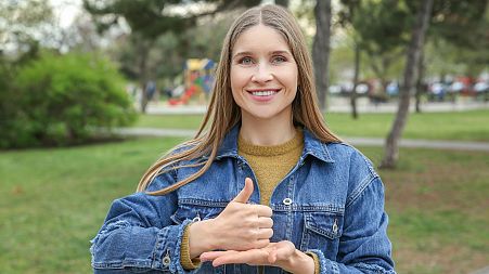Here's how deaf educators drew climate change into sign language.