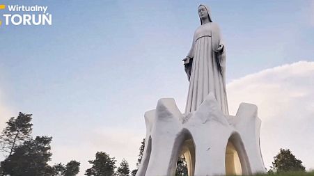 A visualisation of the statue of Our Lady to be erected in Konotop.