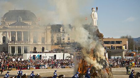 Burning the Böögg at Zurich’s Sechseläuten Festival