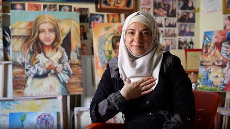 Watch: Mute artist paints a thousand words of optimism in Syria