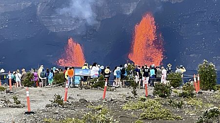 The eruption that began on 23 December in a crater at Kilauea's summit has been active intermittently in recent weeks. 