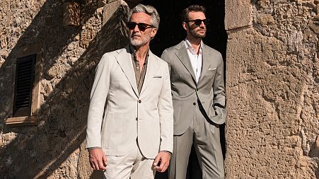 Is he Italian? Milan Fashion Week guests share their style clues