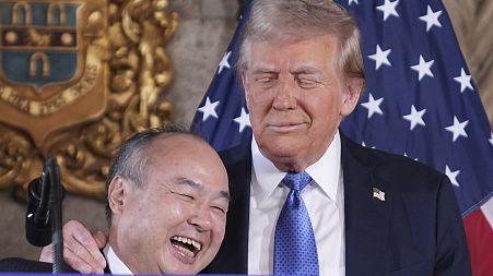 A developing friendship seen between then President Donald Trump and SoftBank Group CEO Masayoshi Son at a Mar-a-Lago meeting in December
