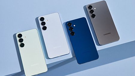 Samsung's new Galaxy S25 family of handsets.