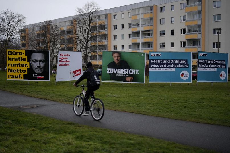 Election posters in Wernigerode.